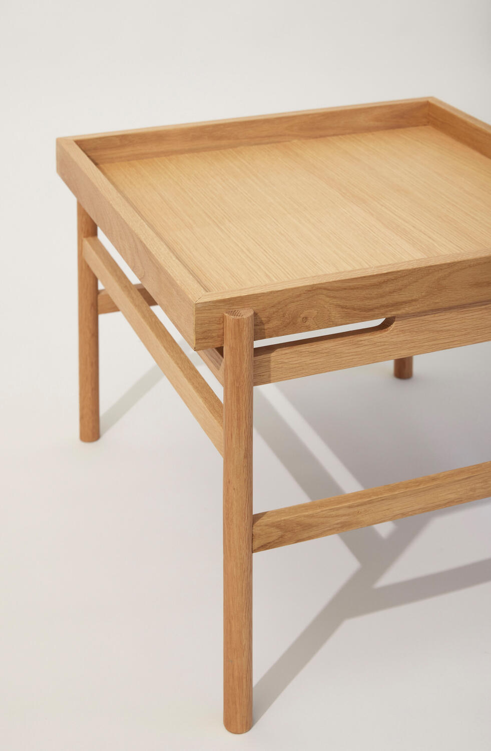 Cube sofabord, Natur - 60x63 cm